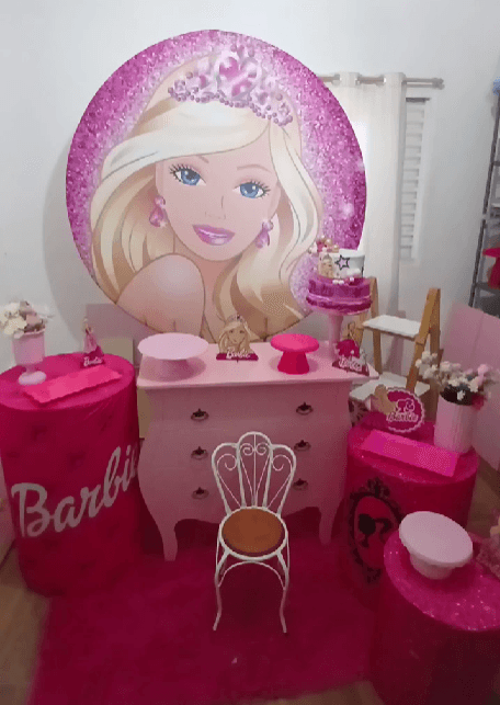 Decoracao tematica Barbie