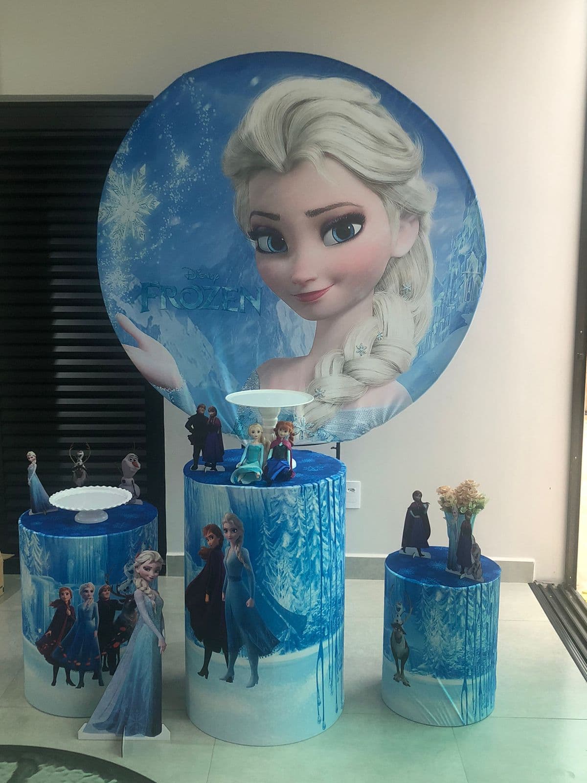Decoracao tematica Frozen