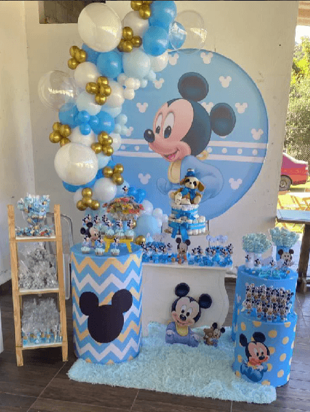 Decoracao tematica Mickey Mouse