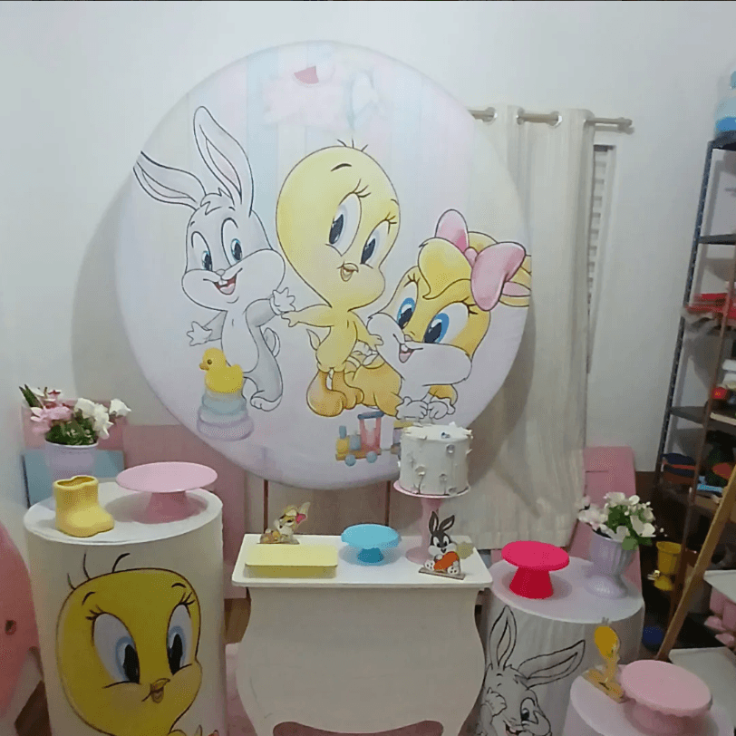 Decoracao tematica Baby Looney Tunes
