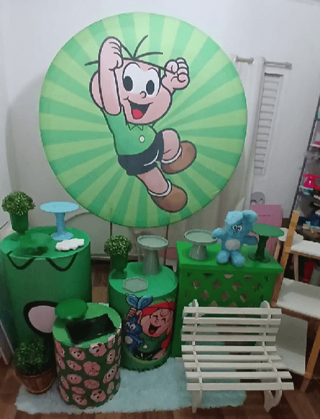 Decoracao tematica Cebolinha