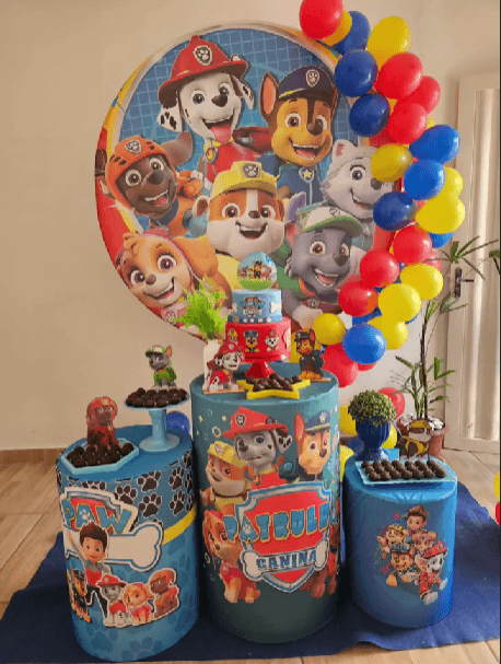 Decoracao tematica Patrulha Canina