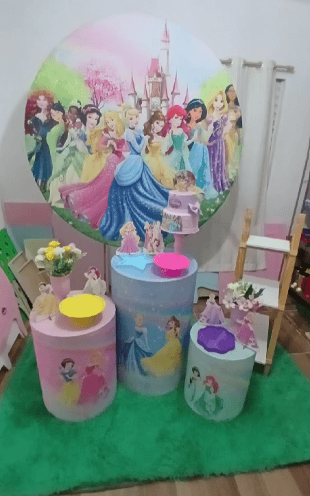Decoracao tematica Princesas Disney